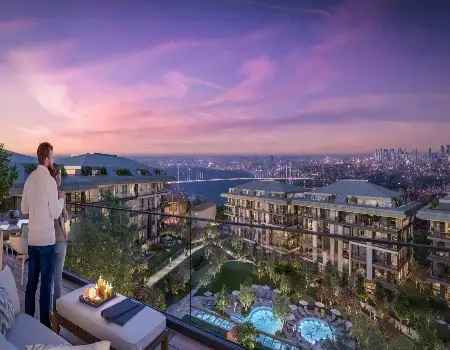 Bosphorus view apartments for sale in Istanbul