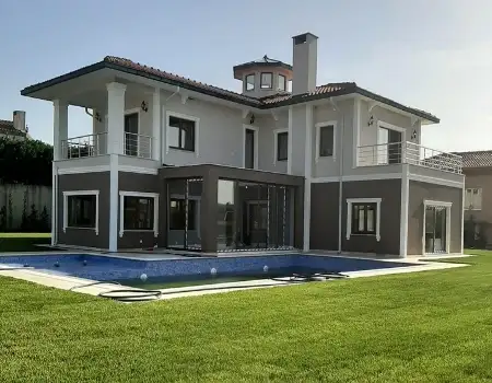 Brand New Duplex Villa in Massive Land with Pool in Buyukcekmece