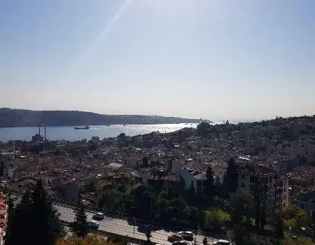 Full Bosphorus view in Besiktas