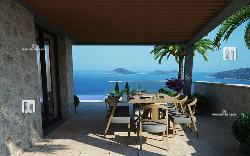 Sea View Villa for sale in Kalkan  9