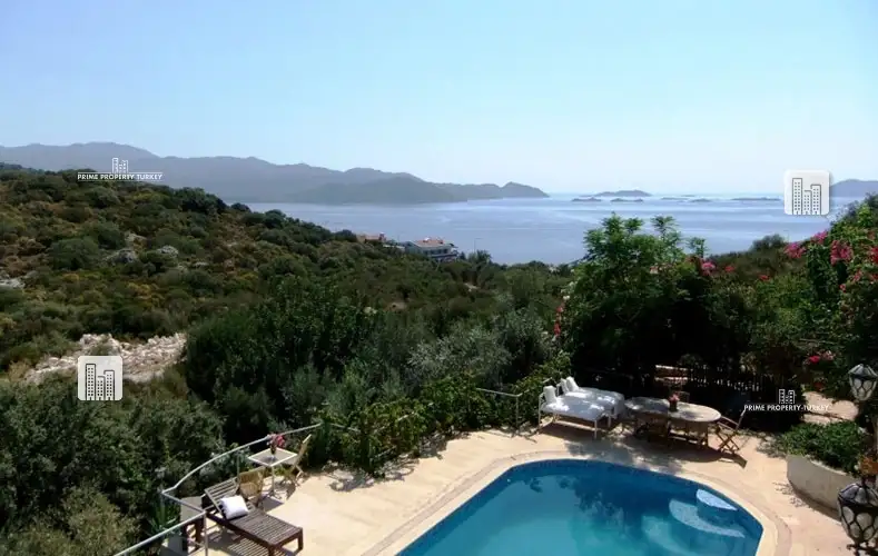 Immaculate Stone Villa with Large Plot of Land on Kas Peninsula  2