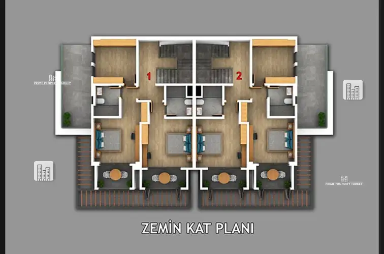 Rare New-Build Apartment in Ortaalan Kalkan  12