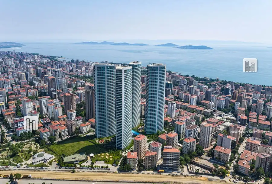 Four Towers Family Residences with Seaview in Kadikoy - Four Winds 2