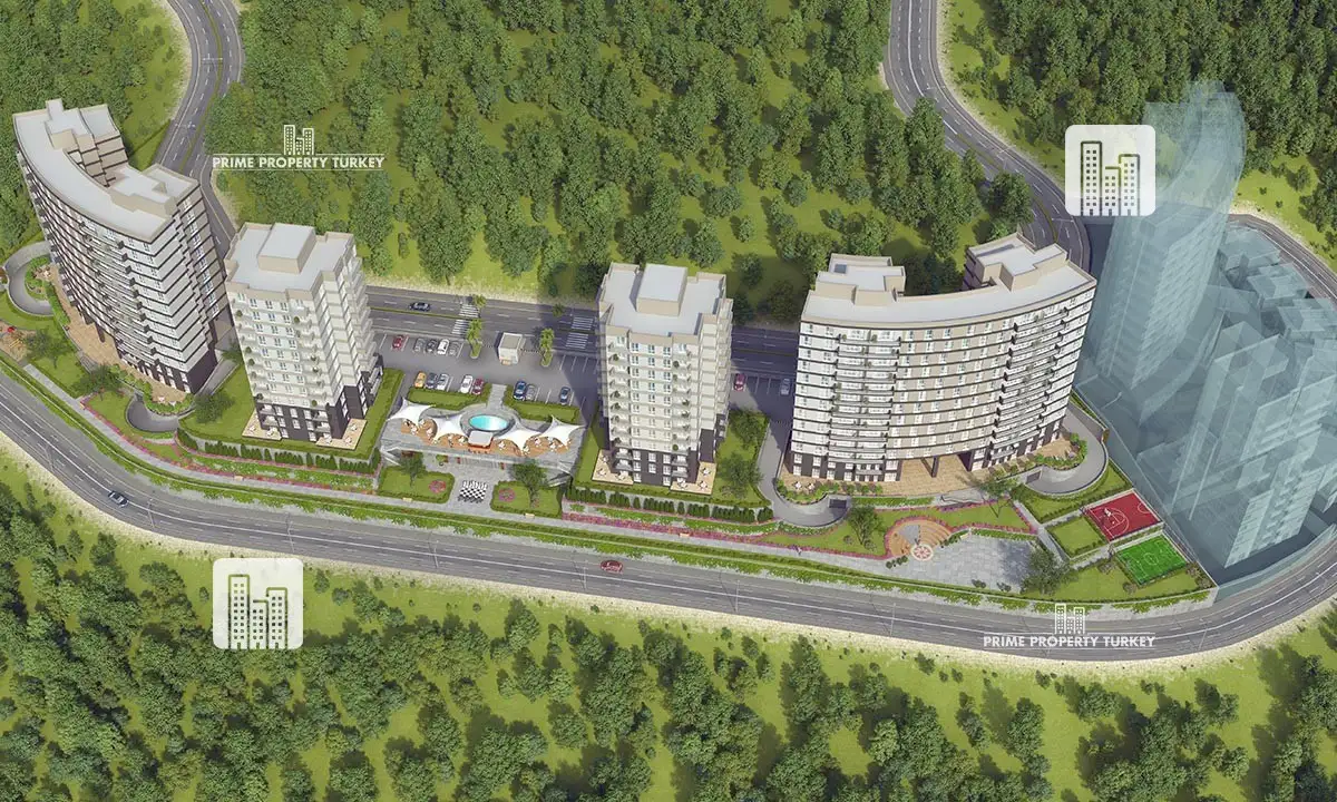 Sky Bahcesehir - Affordable Lakeview Apartments  0