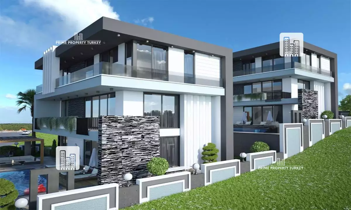 Modern New Build Alanya Villas  0