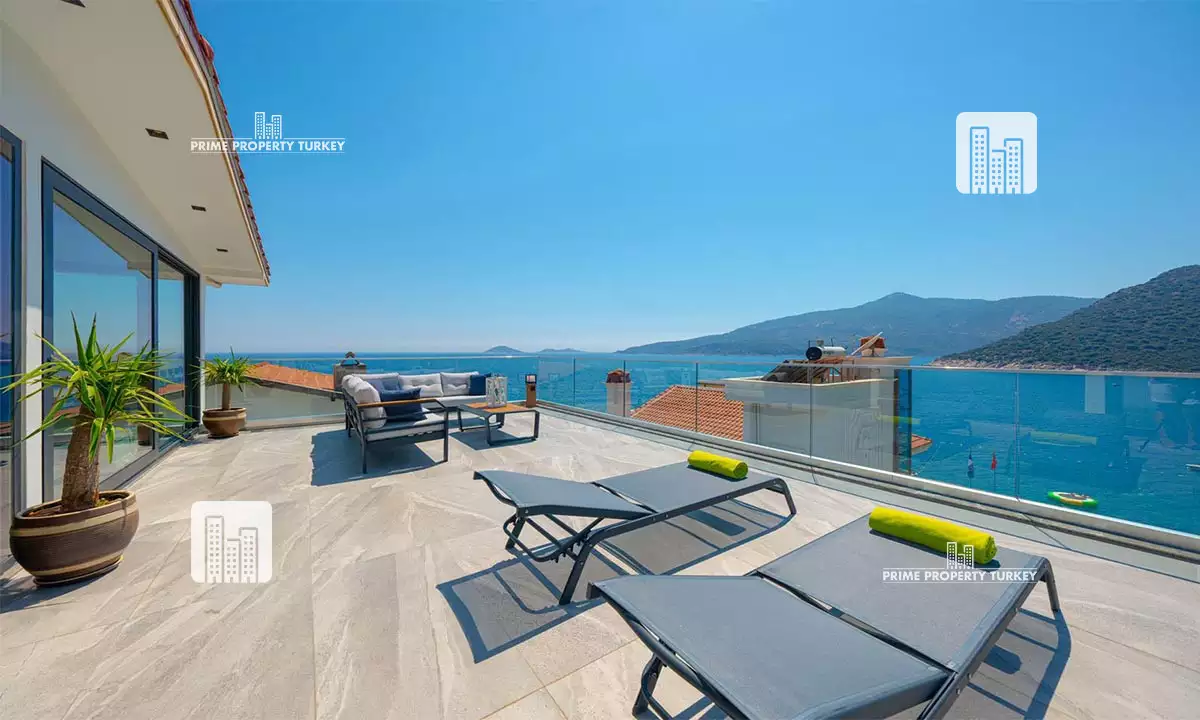 Elite Seaview Villa in Kalkan for Turkish Citizenship 2