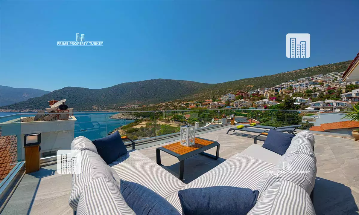 Elite Seaview Villa in Kalkan for Turkish Citizenship 11