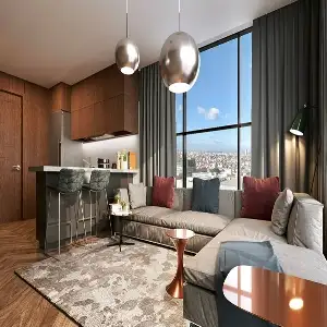 Modern Panoramic Apartments in Kagithane, Istanbul - Otto  2