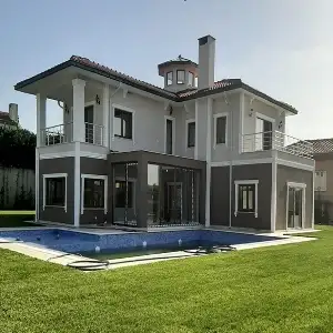 Brand New Duplex Villa in Massive Land with Pool in Buyukcekmece 0