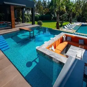 Mansion For Sale with Pool and Sunken Lounge in Silivri 2