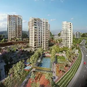 Cheap Botanical Park Apartments For Sale in Istanbul- 3rd Istanbul  3