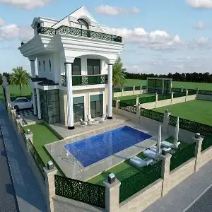 Brand new detached villa with private pool 2