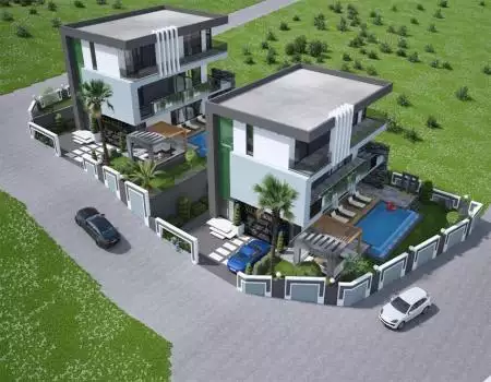 Modern New Build Alanya Villas  4